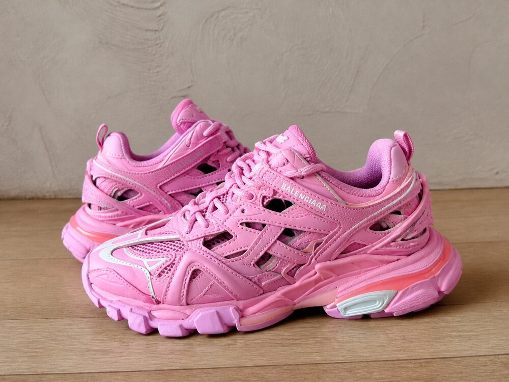 Balenciaga Pink Chunky Sneakers US 7 - Picture 6 of 10